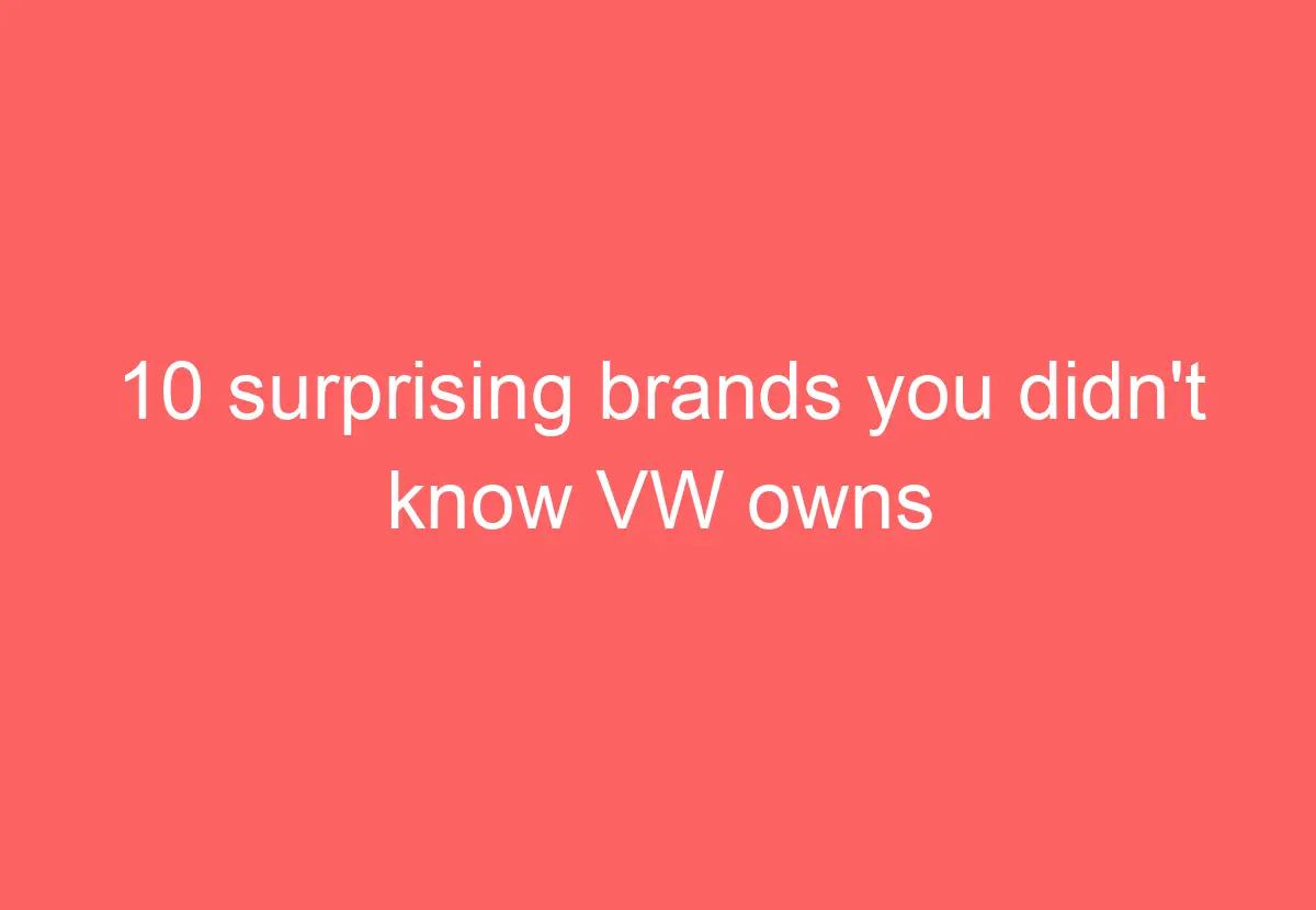 Q Cars:  The Ultimate List Of Brands You Didn'T Know Existed. - 28r5qxy