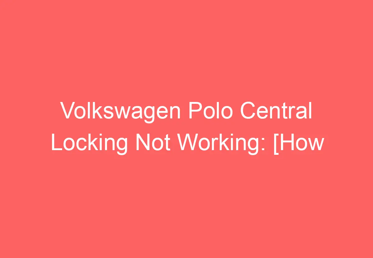 не заводится volkswagen polo