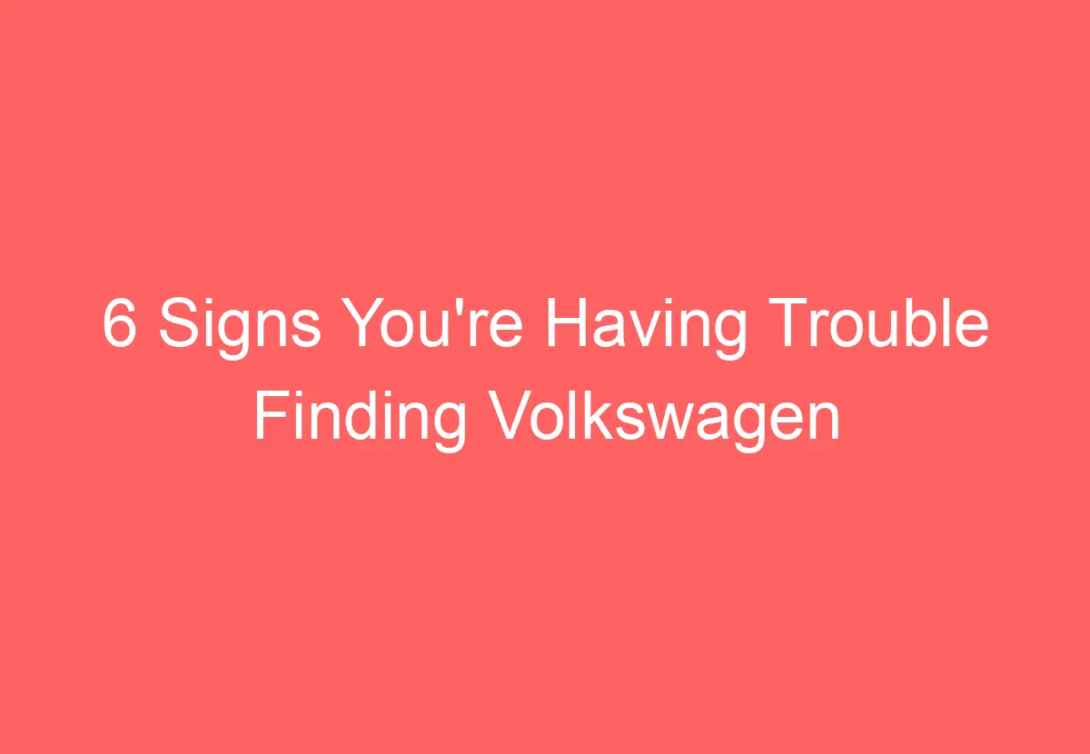 Shocking! You'Ve Been Saying Volkswagen Wrong This Whole Time - 1693g3w