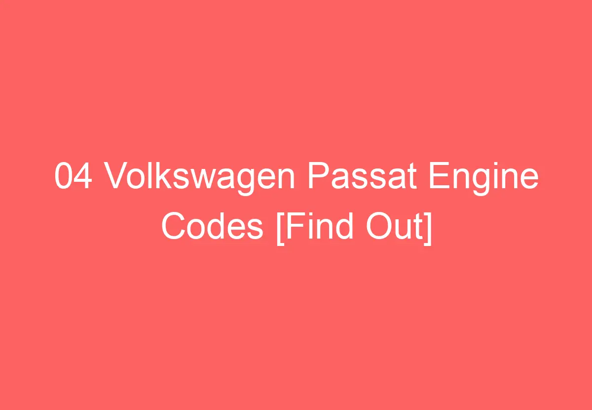Volkswagen Passat Oil Pressure Engine Off [Try This Proven Fixes] VolkswagenBuddy