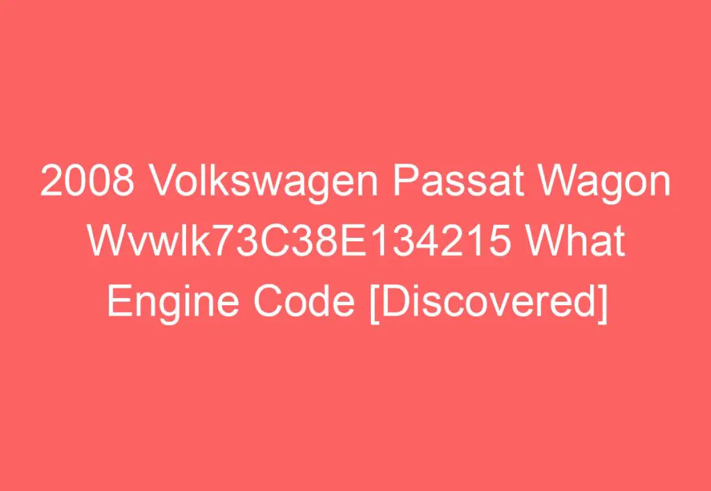 Troubleshooting Rough Idle In Volkswagen Engines Tips And Tricks