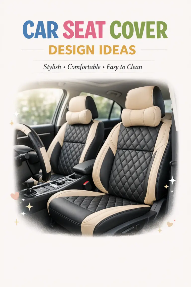 Car Seat Cover Design Ideas