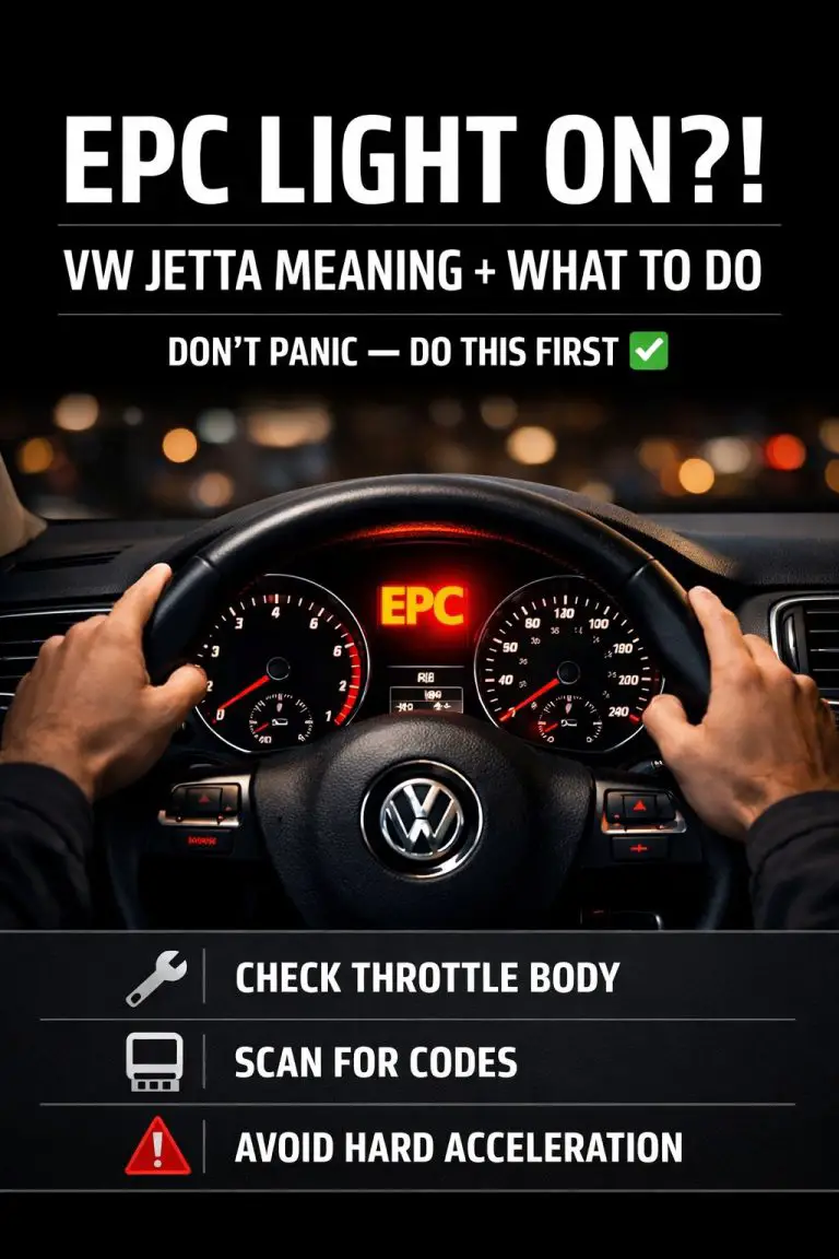 Vw Jetta EPC Light Meaning